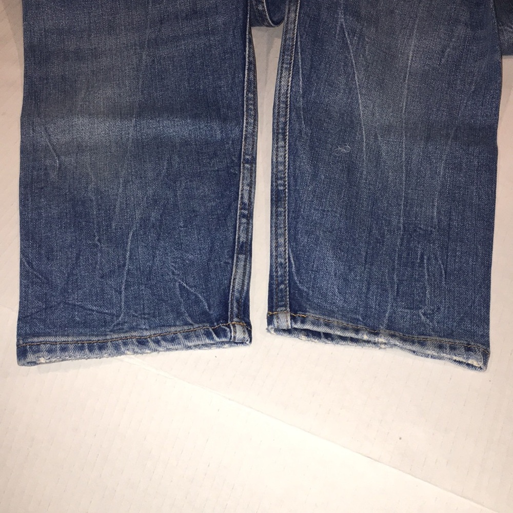 The Slim Boyfriend In Valley Blue Distressed Denim Jeans - Picture 7 of 8